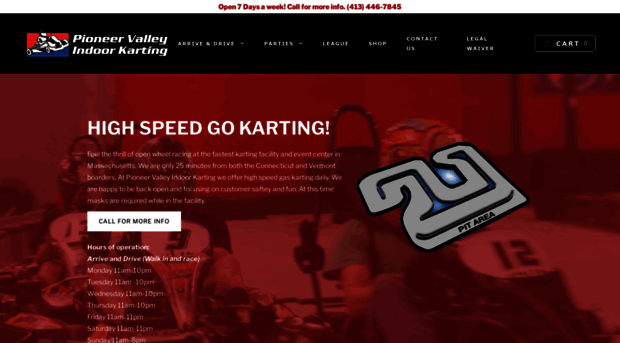 pioneervalleykarting.com