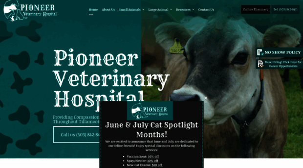 pioneerveterinaryhospital.com