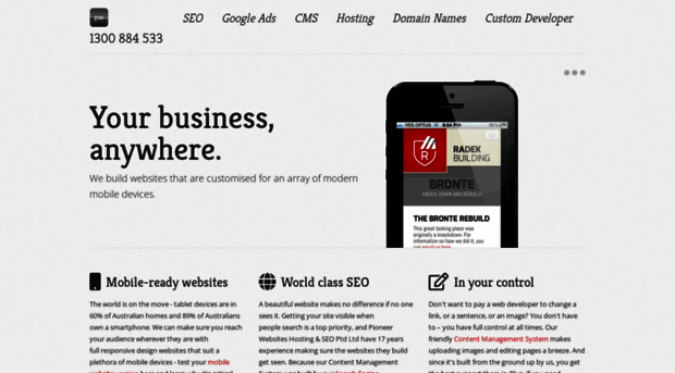pioneerwebsites.com.au