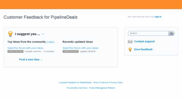 pipelinedeals.uservoice.com