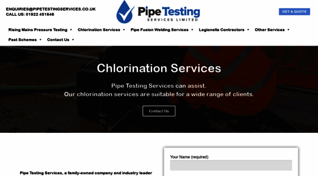 pipetestingservices.co.uk