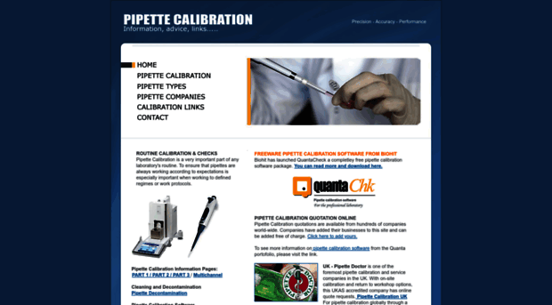 pipettecalibration.net