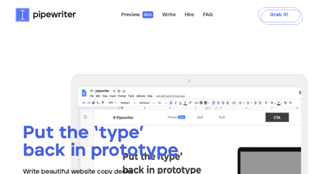 pipewriter.io