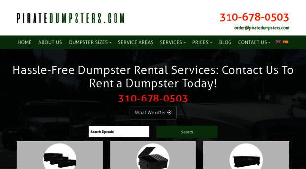 piratedumpsters.com