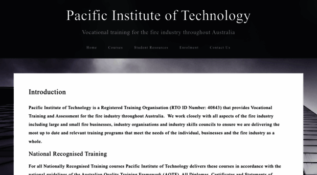pit.edu.au - Pacific Institute of Technolog... - Pit