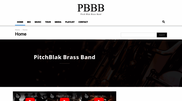 pitchblakbrassband.com