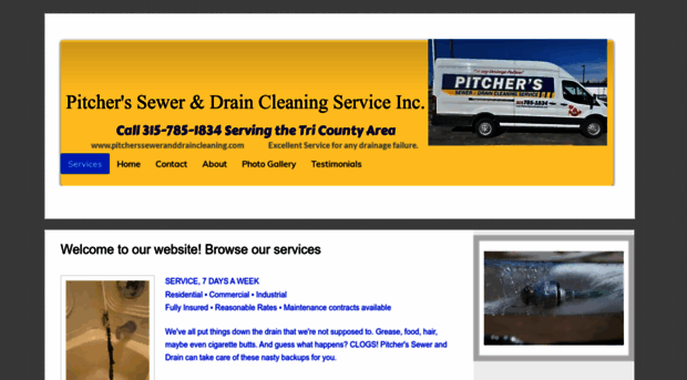 pitchersseweranddrain.com