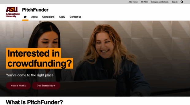 pitchfunder.asu.edu