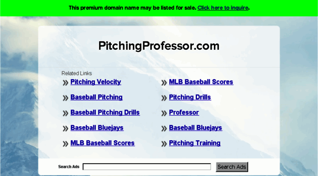 pitchingprofessor.com