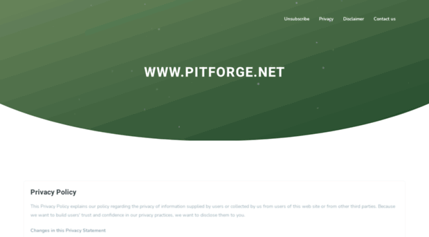 pitforge.net