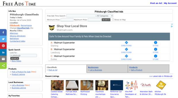 pittsburgh.freeadstime.org