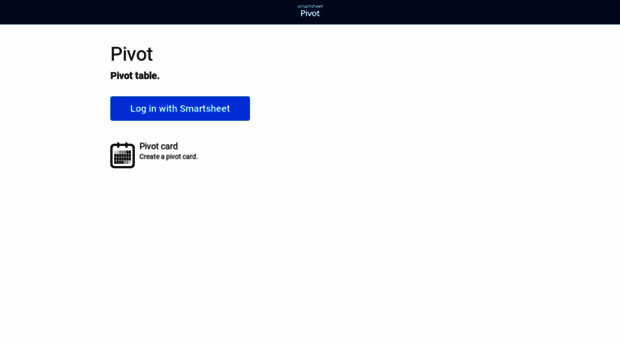pivot.smartsheetapps.com