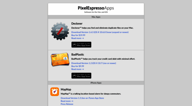 pixelespressoapps.com