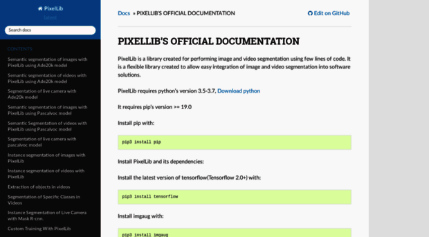 pixellib.readthedocs.io