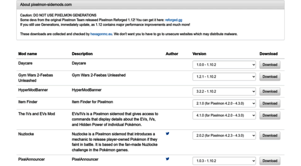 pixelmon-sidemods.com
