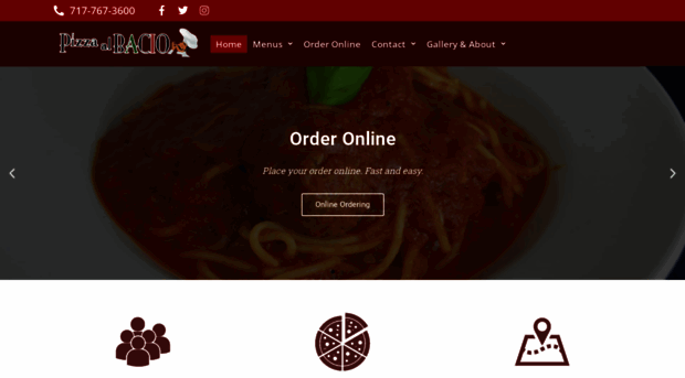 pizzaalbacio.com