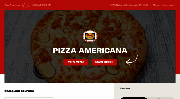 pizzaamericanamenu.com