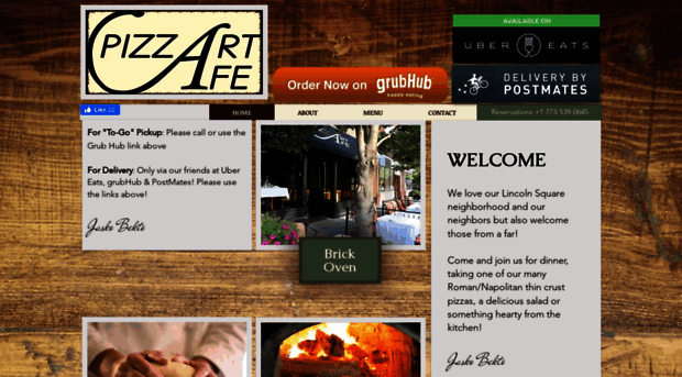 pizzaartcafe.com