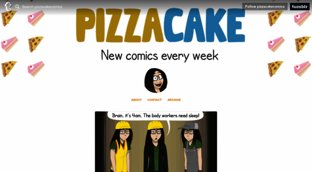 pizzacakecomic.com