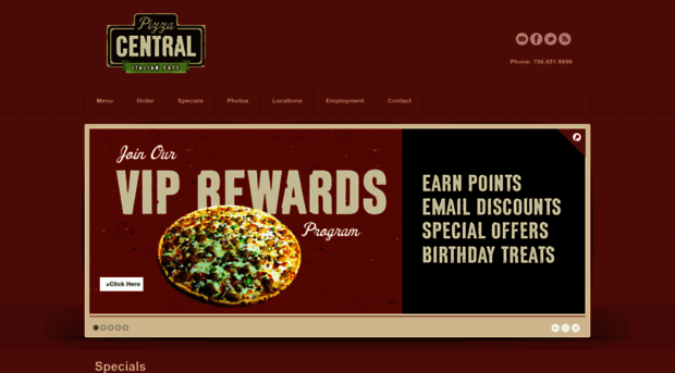 pizzacentralusa.com