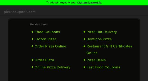 pizzacoupons.com