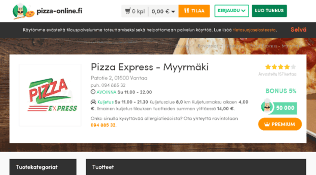 pizzaexpress-louhela.pizza-online.fi