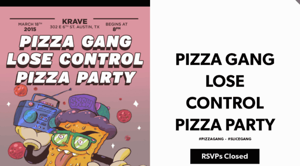 pizzaganglosecontrolpizzaparty.splashthat.com