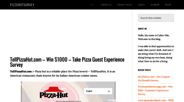 pizzahutsurveys.com