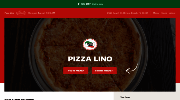 pizzalinoriviera.com