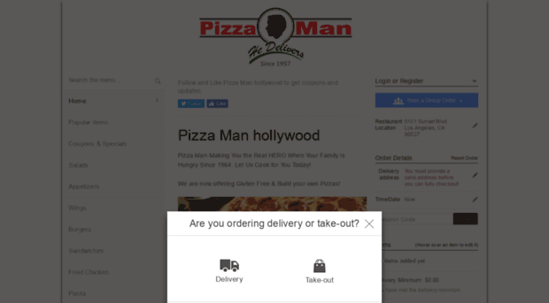 pizzamanhollywood.blizzfull.com