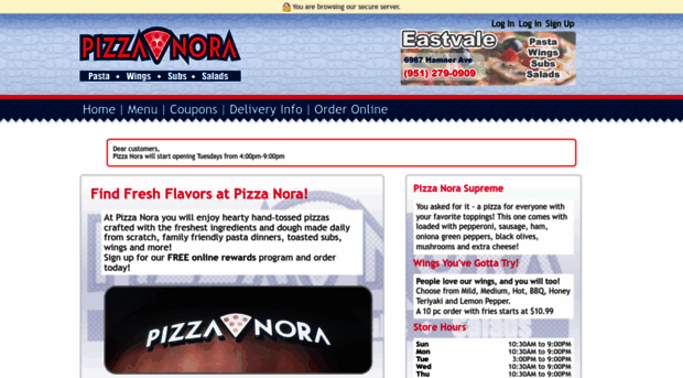 pizzanora.com