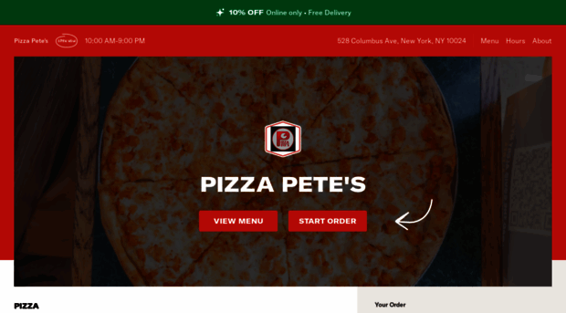 pizzapetesmenu.com