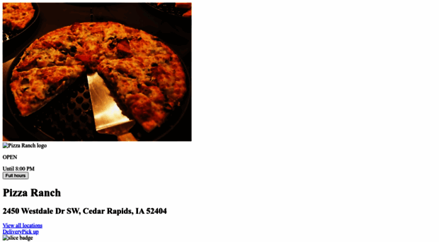 pizzaranchcedarrapids.com