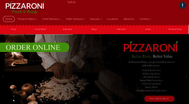 pizzaronipizza.com