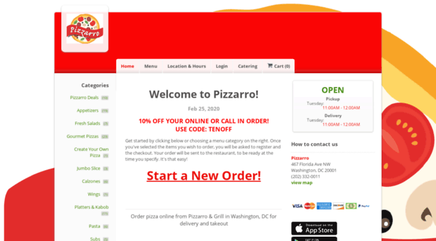 pizzarrodc.com