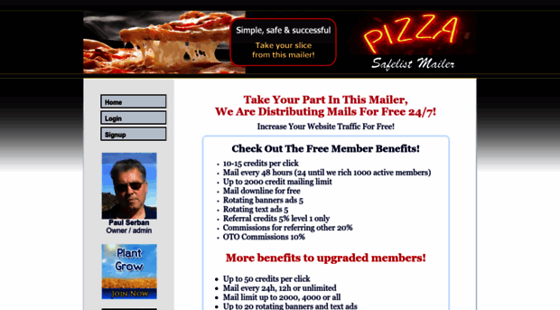 pizzasafelistmailer.com