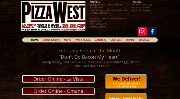 pizzawest.com