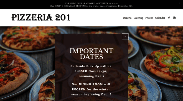 pizzeria201.com