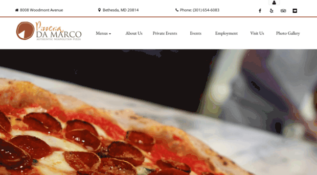 pizzeriadamarco.net