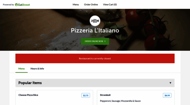 pizzerialitaliano.net