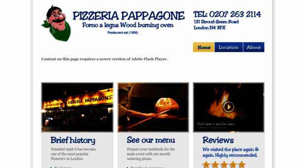 pizzeriapappagone.co.uk