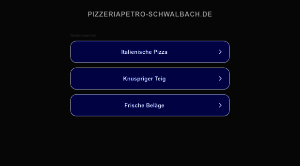 pizzeriapetro-schwalbach.de