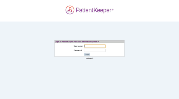 pkdemo5.patientkeeper.com