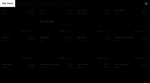 pkgstats.com