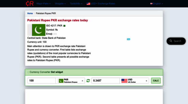 pkr.currencyrate.today