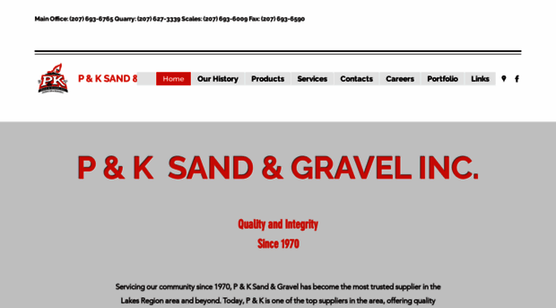 pksandgravel.com