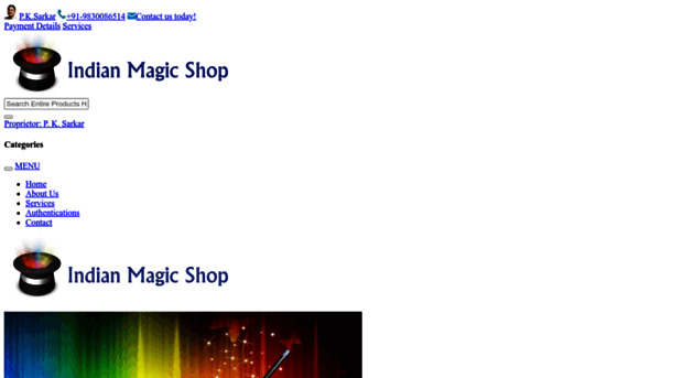 pksarkarmagicshop.com