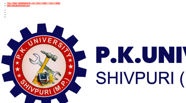 pkuniversity.edu.in