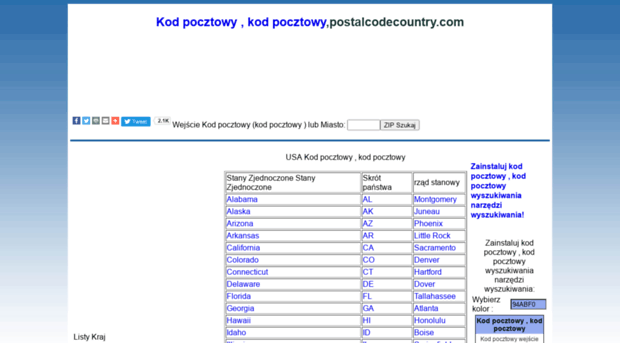 pl.postalcodecountry.com