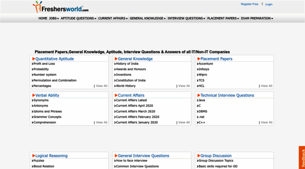 placement.freshersworld.com